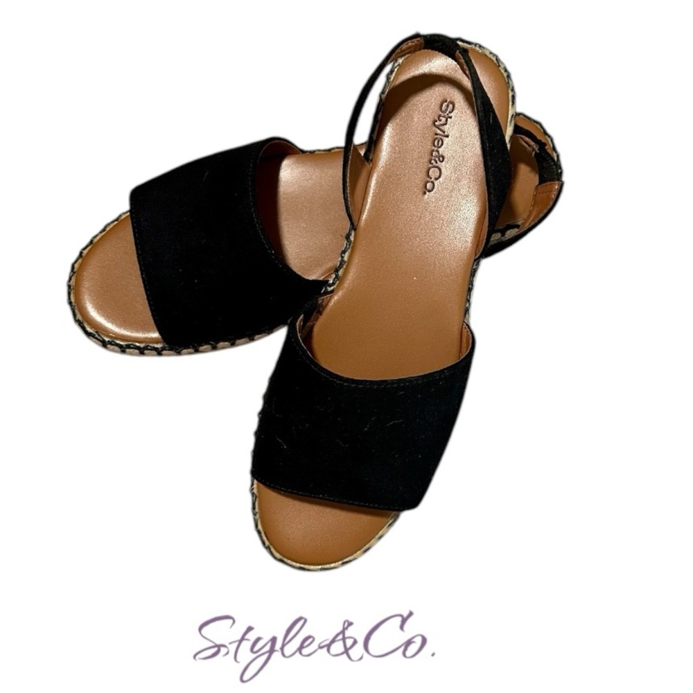 Style & Co Reesee, slip on, slingback Espadrille sandals.